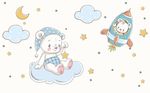 壁画卡通背景墙