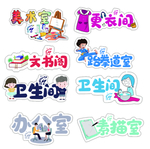 卡通门牌