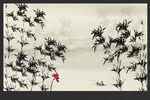 竹子背景墙