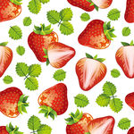 草莓无缝拼接壁纸