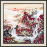 国画山水画