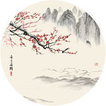 喜上眉梢装饰画
