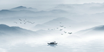 新中式山水画