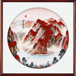 聚宝盆风水画