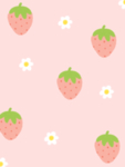 粉色草莓壁纸创意图片