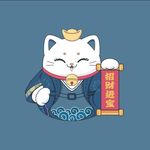 招财猫卡通设计