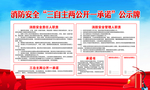 消防安全公示牌
