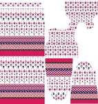 数码印花 女装定位印花 小碎花