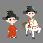 手绘人物形象IP插画 卡通人物