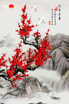国画梅花