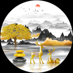 圆形装饰画
