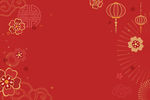 春节新年喜庆背景矢量元素