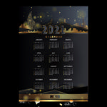 2021黑金日历矢量素材