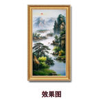巨幅田园山水风景玄关