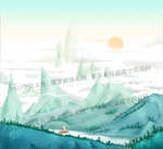 中国画山水