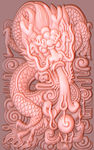 祥龙浮雕玄关