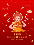 恭喜发财佛