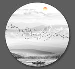茶室背景墙