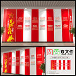 解放军发展历程文化墙