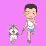 遛狗