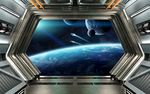宇宙飞船酒吧KTV背景