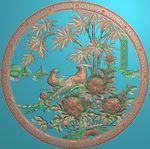 精雕 花鸟 镂空 花格 锦