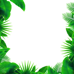 绿色树叶植物装饰元素