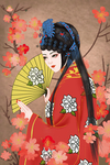 花旦美女玄关