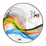 抽象山水画