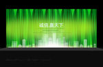 绿色展板