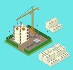 建筑工地插画