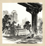 水墨山水画