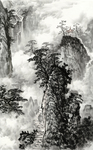 水墨山水画