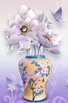 玉雕花卉