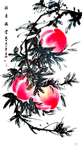 桃子福寿满堂