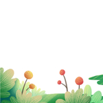 卡通插画植物球元素