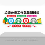 垃圾分类社区文化墙设计
