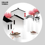 江南水乡装饰画