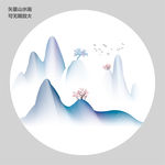 家居中式水墨画