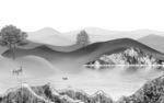 大卖人气画山水画 文件分层