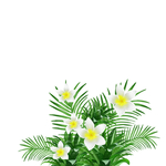 卡通装饰花朵植物元素