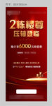 房地产楼王加推红色创意微信广告