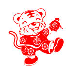 虎年剪纸