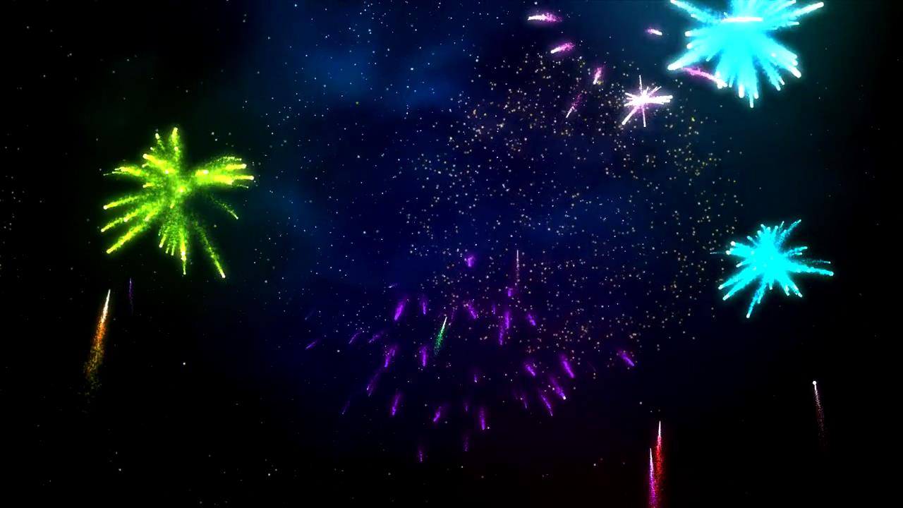 炫酷动感DJ烟花烟火动态视频