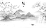 客厅山水画人气画 TIF分层