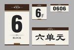 门牌 单元牌 楼牌 楼号 楼层