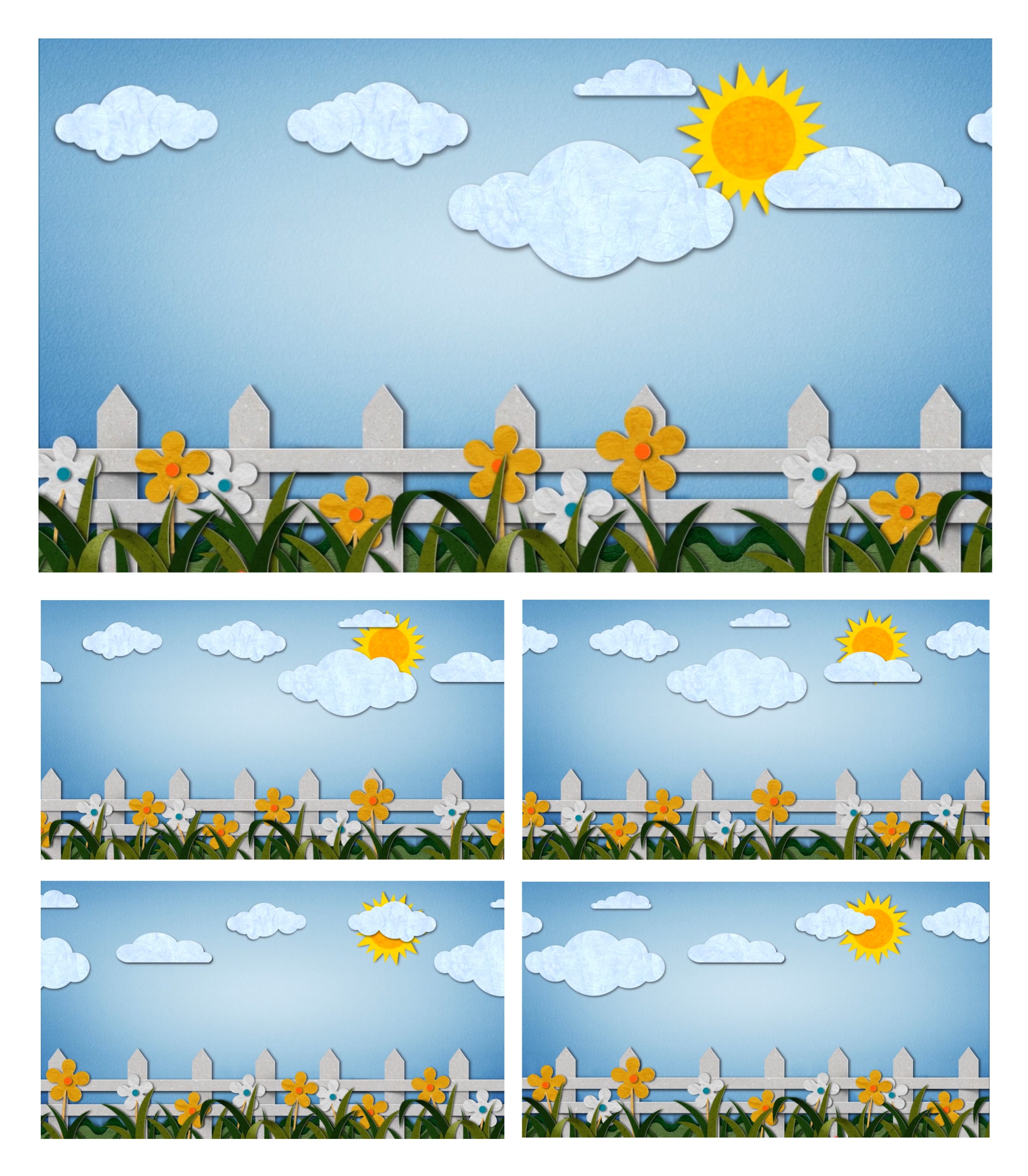 卡通儿童视频背景