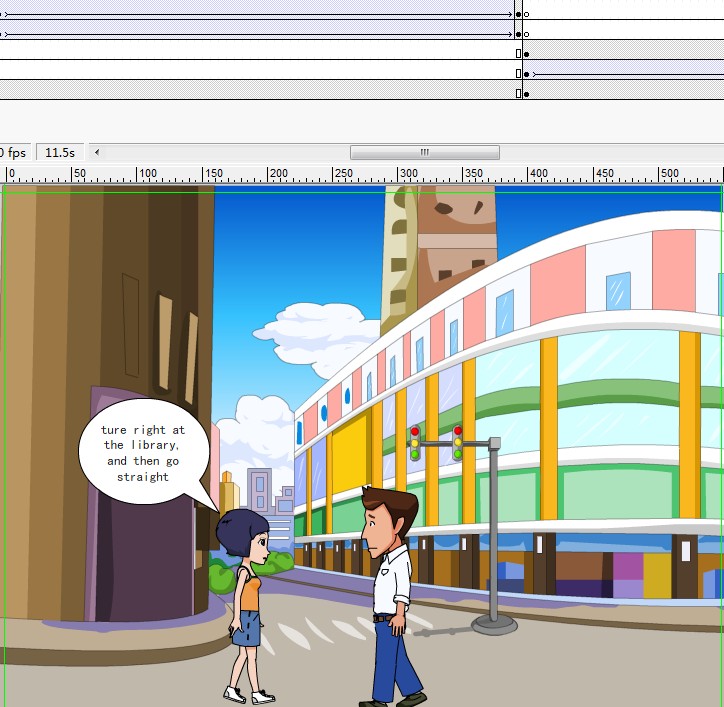 英语问路动画学校在哪里20秒