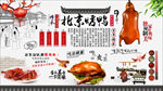 北京烤鸭背景墙