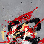丙烯画油画壁画油画肌理